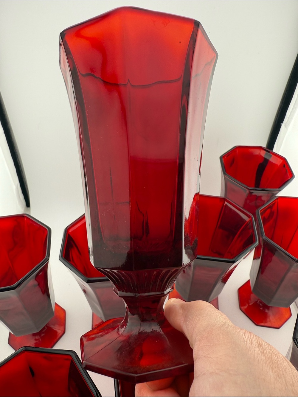 4 Octagonal Ruby by INDEPENDENCE. - Picture 5 of 16